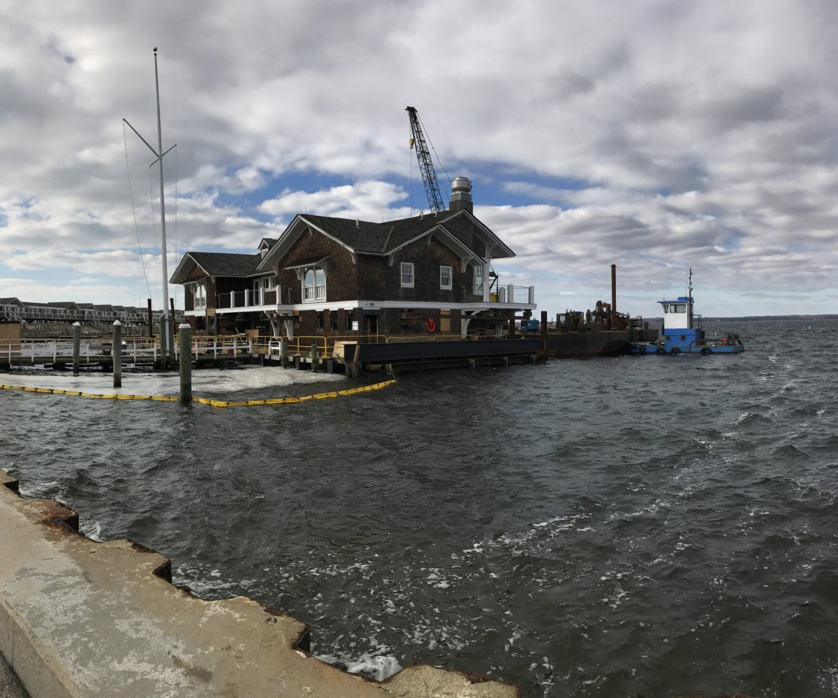 Watch Hill Yacht Club Lift Begins - A/Z Corporation